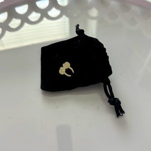 BBBrooke Apple Watch band button white glitter Minnie ears